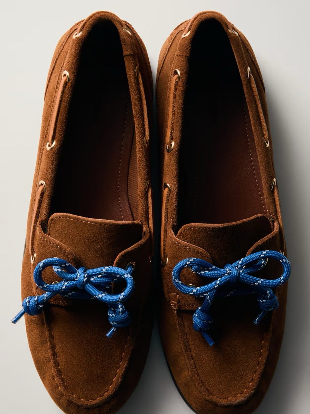 NWT H&M LEATHER DECK SHOES loafers size 8(39)